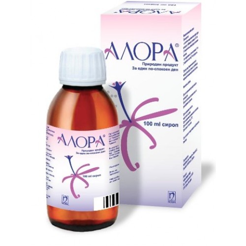 АЛОРА сироп 100мл. ALORA syrup 100 ml.