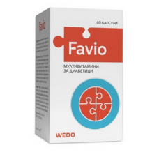 ФАВИО витамини за диабетици 60 таблетки, FAVIO ФАВИО витамини за диабетици 60 таблетки, FAVIO