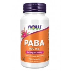 NOW PABA 500 мг - 100 Капсули / PABA 500 mg - 100 Capsules NOW PABA 500 мг - 100 Капсули / PABA 500 mg - 100 Capsules