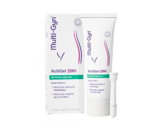 МУЛТИ ГИН АКТИ 2 В 1 ПРИ БАКТЕРИАЛНА ВАГИНОЗА 50МЛ / MULTI GYN ACTIGEL