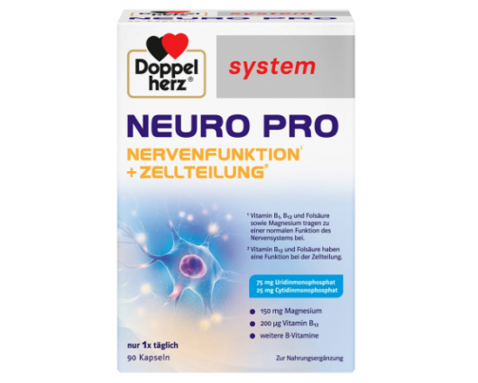 ДОПЕЛХЕРЦ СИСТЕМ НЕВРО ПРО КАПСУЛИ 30 / DOPPELHERZ NEURO PRO