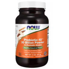 NOW Пробиотик 10 50 билиона / Probiotic-10™ 50 Billion 2 OZ NOW Пробиотик 10 50 билиона / Probiotic-10™ 50 Billion 2 OZ