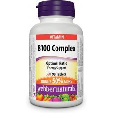 ВИТАМИН B100 КОМПЛЕКС 90 таблетки / VITAMIN B100 COMPLEX 