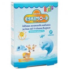ЕСКИМО-3 КИДС ПОРТОКАЛ 27 дъвчащи таблетки / ESKIMO - 3 KIDS ЕСКИМО-3 КИДС ПОРТОКАЛ 27 дъвчащи таблетки / ESKIMO - 3 KIDS