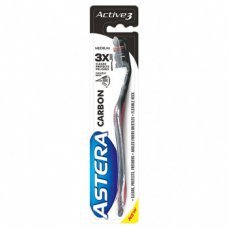 ЧЕТКА ЗА ЗЪБИ АСТЕРА ACTIVE 3 CARBON медиум / ASTERA