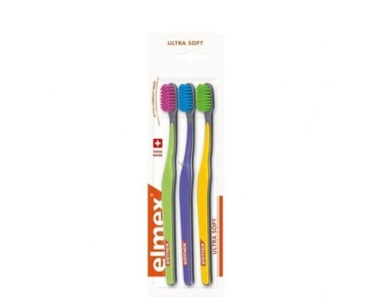 ЕЛМЕКС четка за зъби ULTRA SOFT 3 броя / ELMEX