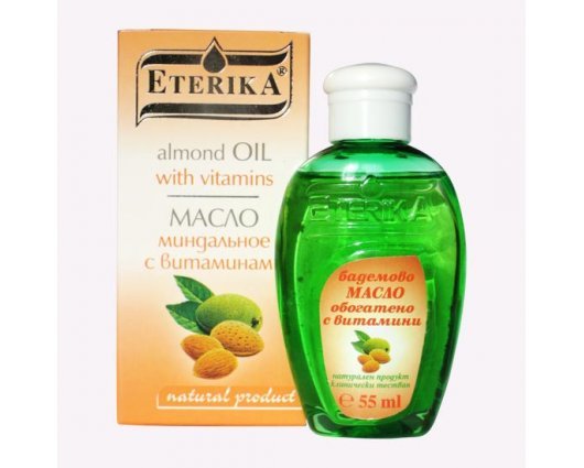 ЕТЕРИКА БАДЕМОВО МАСЛО С ВИТАМИНИ 55мл., ETERIKA ALMOND OIL + VITAMINS  