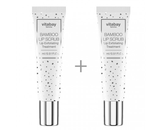 Бамбуков пилинг за устни 2 бр 15 ml / Bamboo Lipscrub