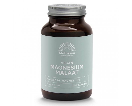 Магнезий (малат) 90 капсули/ Magnesium Malaat