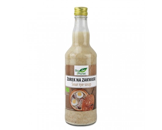Кисела супа от ръж със закваска (непастьоризирана), БИО 500 ml / BIO PLANET SOUR RYE SOUP