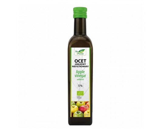 Ябълков оцет (нефилтриран) БИО 500 ml / BIO PLANET APPLE VINEGAR