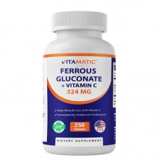 Желязо (глюконат) + витамин С 250 таблетки / Ferrous Gluconate + Vitamin C Желязо (глюконат) + витамин С 250 таблетки / Ferrous Gluconate + Vitamin C