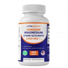Магнезий (L-лизинат-глицинат) 100 mg 240 таблетки / Magnesium Lysine Glycinate Магнезий (L-лизинат-глицинат) 100 mg 240 таблетки / Magnesium Lysine Glycinate