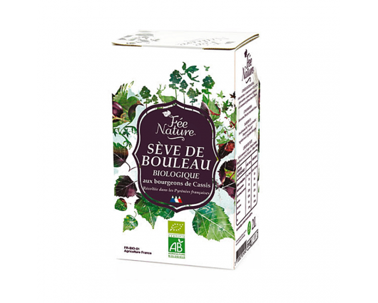 БИО сок от Бреза и Касис 2 литра / FÉE NATURE™ De sève de bouleau bio Cassis