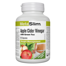 ЯБЪЛКОВ ОЦЕТ + ЗЕЛЕН ЧАЙ 90 капсули / APPLE CIDER VINEGAR