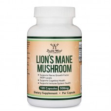 Double Wood Лъвска грива 500 mg 120 капсули / LIONS MANE Double Wood Лъвска грива 500 mg 120 капсули / LIONS MANE