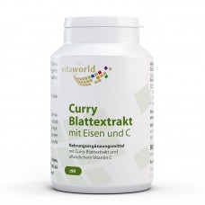 Екстракт от листа на къри с желязо и витамин С 90 капсули / Curry Blattextrakt Екстракт от листа на къри с желязо и витамин С 90 капсули / Curry Blattextrakt