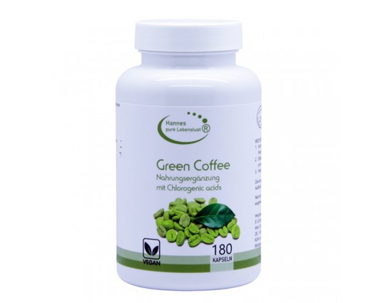Зелено кафе (с хлорогенна киселина) 180 капсули / Green Coffee mit Chlorogenic acids