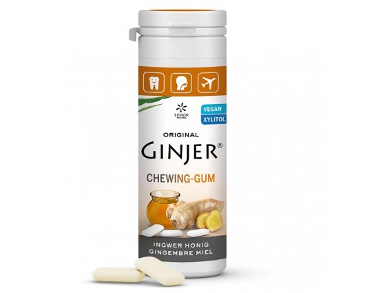 Джинджифилови дъвки с Мед, 20 дъвки, 30 g / Ginjer® Chewing gum Ingwer Honig