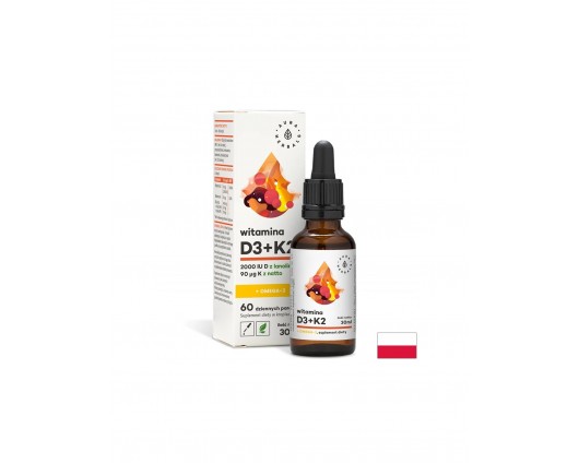 Витамин D3 + K2 + Oмега-3 30 ml капки / Witamina D3 + K2 + Omega-3