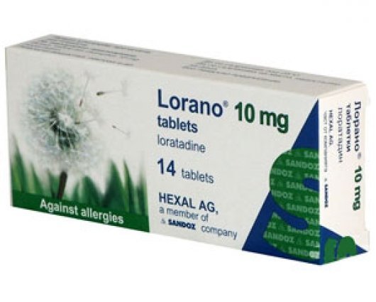 ЛОРАНО 10мг. 14 таблетки, LORANO