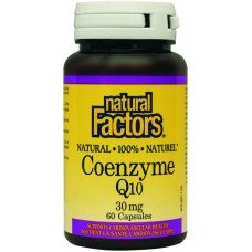Нейчъръл Факторс - КОЕНЗИМ Q10 30 mg, 60 капсули, Natural Factors - Coenzyme Q10 Нейчъръл Факторс - КОЕНЗИМ Q10 30 mg, 60 капсули, Natural Factors - Coenzyme Q10