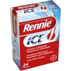 РЕНИЕ АЙС - 24 ТАБЛЕТКИ ЗА ДЪВЧЕНЕ ПРИ КИСЕЛИНИ, RENNIE ICE РЕНИЕ АЙС - 24 ТАБЛЕТКИ ЗА ДЪВЧЕНЕ ПРИ КИСЕЛИНИ, RENNIE ICE