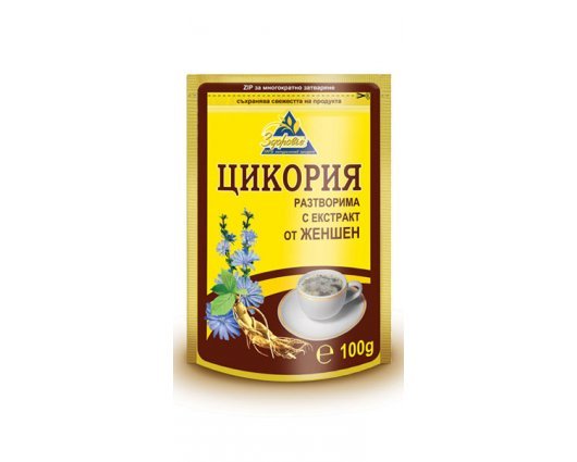 ЦИКОРИЯ ЗДРАВЕ ЖЕН ШЕН разтворима 100г.