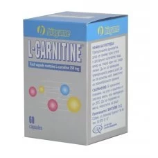 БИОГЕЙМ Л-КАРНИТИН, BIOGAME L-CARNITINE, за намаляване на теглото и изгаряне на мазнини, 60 капсули х 250 мг
