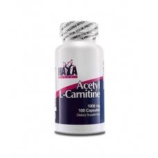 ХАЯ ЛАБС АЦЕТИЛ Л-КАРНИТИН 1000мг. 100 капсули, HAYA LABS Acetyl L-Carnitine
