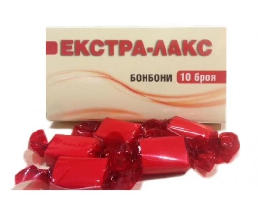 ЕКСТРА ЛАКС 10 бонбона БЕЗ ЗАХАР , EXTRA LAX