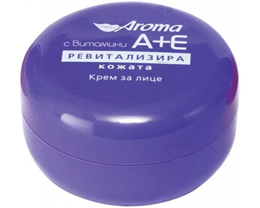 АРОМА КРЕМ ЗА ЛИЦЕ С ВИТАМИН A+E 75мл.