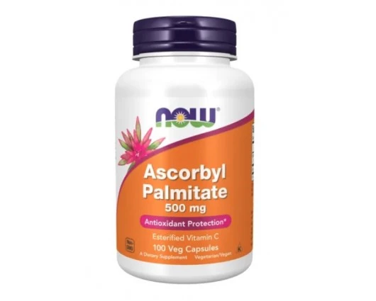 NOW АСКОРБИЛ ПАЛМИТАТ 500 мг - 100 Капсули / ASCORBYL PALMITATE 500 mg - 100 Veg Capsules