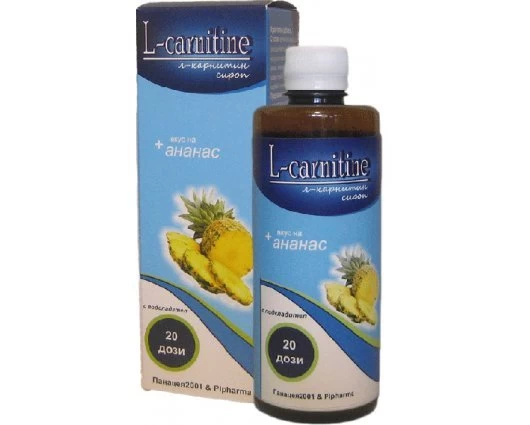 Л-КАРНИТИН 1000мг + АНАНАС течен сироп 400мл. Панацея, L- Carnitine