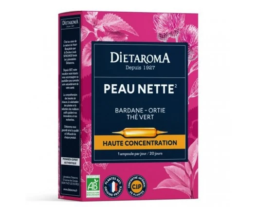 Чиста кожа, 20 ампули за пиене 10 ml / Peau Nette