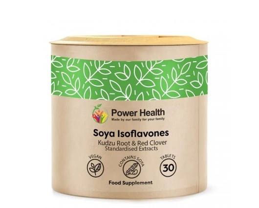 Изофлавони от соя, кудзу корен и червена детелина 30 таблетки / Soya Isoflavones, Kudzu Root, Red Clover
