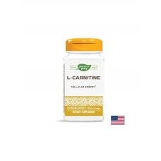 Нейчърс Уей  -  Л-Карнитин, 500 mg 60 капсули , Nature’s Way  L - Carnitine     