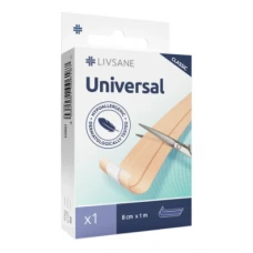 ЛИВСАНЕ КЛАСИК УНИВЕРСАЛ ЛЕНТА ПЛАСТИР 8СМ/1М 1 БРОЯ / LIVSANE