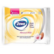 ВЛАЖНА ТОАЛЕТНА ХАРТИЯ ЗЕВА БАДЕМ ЖЪЛТИ 42 БРОЯ / ZEWA ALMOND MILK ВЛАЖНА ТОАЛЕТНА ХАРТИЯ ЗЕВА БАДЕМ ЖЪЛТИ 42 БРОЯ / ZEWA ALMOND MILK