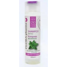 ШАМПОАН с етерично масло 250мл коприва Флора фарма / Flora pharma
