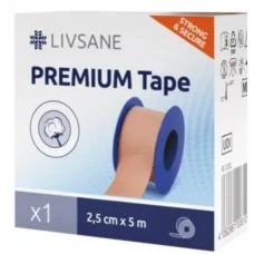 ЛИВСАНЕ ПРЕМИУМ ПРИКРЕПВАЩА РОЛКА 2,5СМ/5М 1 брой / LIVSANE