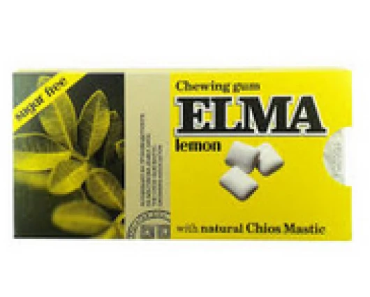 МАСТИКС ЕЛМА ЛИМОН дъвка 14г./жълта опаковка/ ELMA