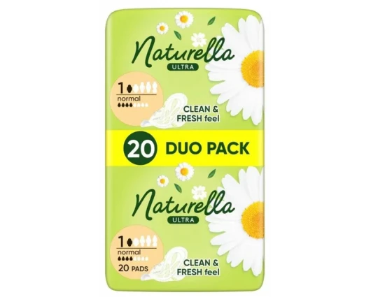 ДАМСКИ ПРЕВРЪЗКИ NATURELLA УЛТРА НОРМАЛ ДУО 20 броя / ULTRA NORMAL
