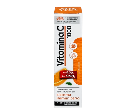 Витамин С 1000 mg 20 ефервесцентни таблетки / Vitamina C 